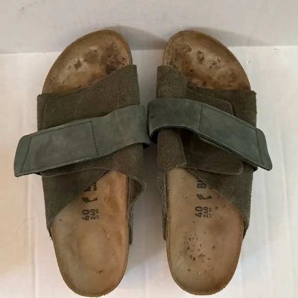 🧘♀️ GUC - Birkenstock Kyoto (EU 40 / US Women’s 9) in color Thyme - Picture 3 of 8